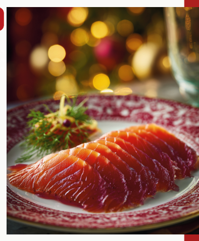 Фото блюда: ГРАВЛАКС-ЛОСОСЬ СО СВЁКЛОЙ