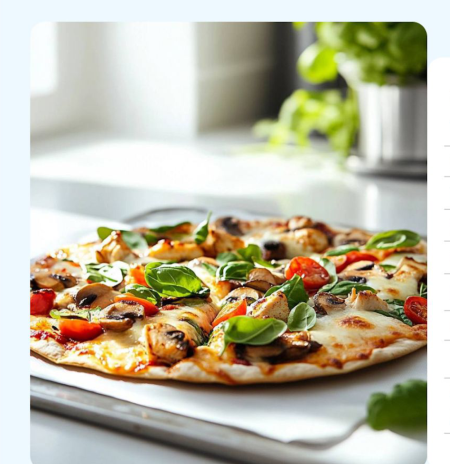 Фото блюда: ПИЦЦА НА ТОРТИЛЬЕ (БЫСТРАЯ И ЛЕГКАЯ)